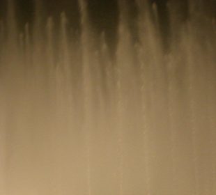 Wasserföntänen am Abend