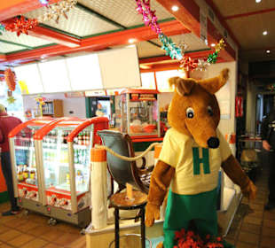 Begrüßung im Eingang