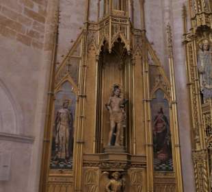 Besichtigung der Església de Santa María de Sineu