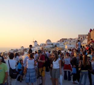 Angeblich "romanischer" Sonnenuntergang