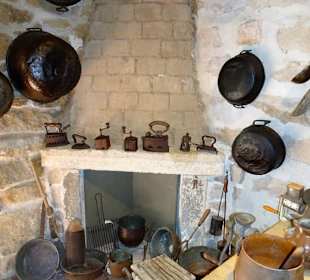 In einer Bauernküche im Museo Etnografico