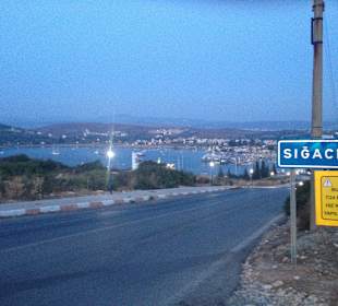 Blick auf den Nachbarort (ca 1,5km)