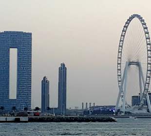 Ain Dubai von der Palm aus