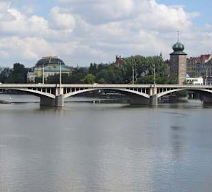 Blick auf die Moldau
