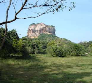 Sigiriya Felsenfestung von Ferne