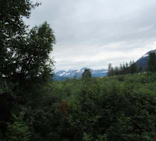 Auf den Weg zu den Gletschern