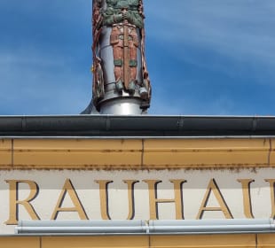 Schornstein mit Ritter