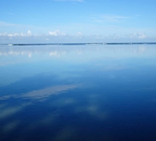 Stilles Wasser der Lagune