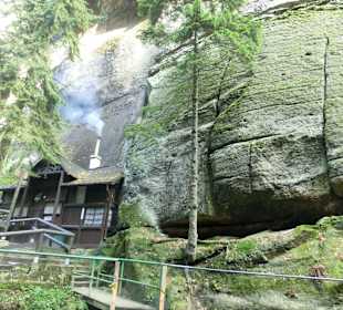 Bootshaus,Fahrscheinverkauf