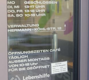 Öffnungszeiten