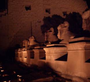 Lichtshow Karnak Tempel