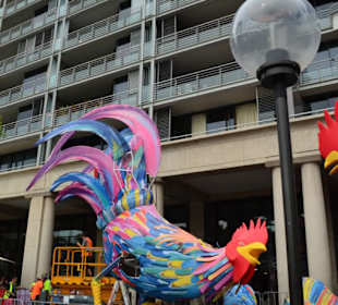 Neujahrsdeko am Circular Quay
