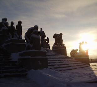 Winter in Oslo, Vigeland