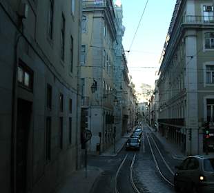 Vista Centro histórico de Lisboa