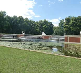 Bei der Großen Kaskade im Schlosspark Nymphenburg