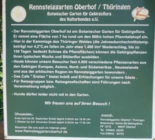 Eindrücke aus dem Rennsteiggarten