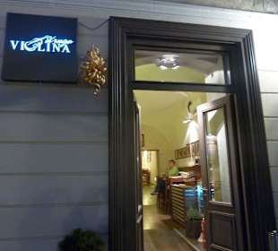 Zentral in der Fußgängerzone