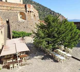 Blick in die untere Ebene des Fort Liberia