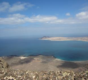 Impression von La Graciosa vom Mirador del Rio aus