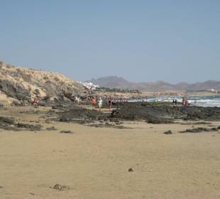 Strandabschnitt in Costa Calma