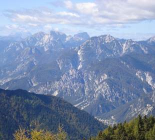 Fernblick vom Monte Lussari 
