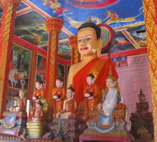 Buddha im neuen Kloster