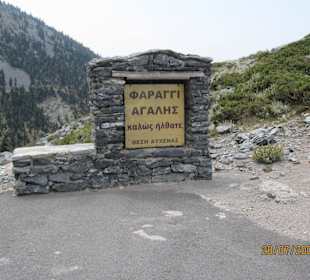 Hier beginnt der Schlucht