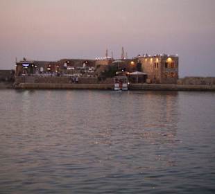 Chania , Restaurant vor dem Leuchtturm
