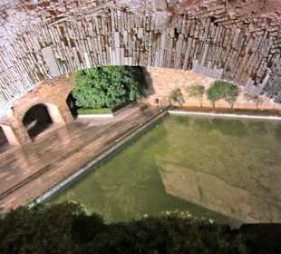 This was a little pond in the castle area