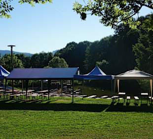 Am Rande des Kneshecke-Paddelteichs 