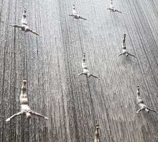 Wasserfall in der Dubai Mall