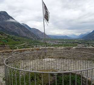 Auf der Turmspitze