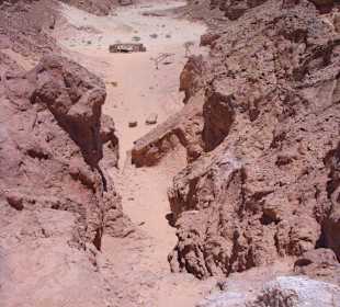 Der Weg durch den Canyon