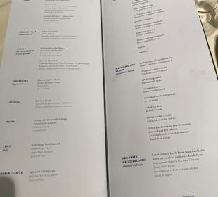 Speisekarte