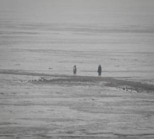 Caminando en el mar