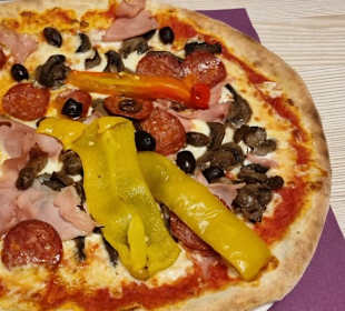 Sehr gut gemachte Pizzen