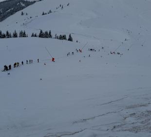 Skirennen für die größeren Kinder
