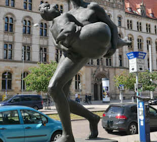 Unterwegs in der Altstadt von Magdeburg