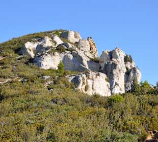 Felsformation der Montagne de la Canaille