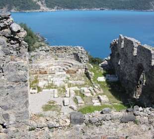 Blick in die Kirchenruine