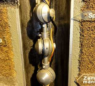 Sprengkette in einem Rohr