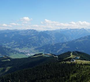 Widok z góry Schmittenhohe w Zell am Zee