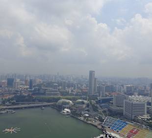 Blick auf Marina Bay