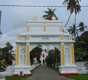 Tempelanlage in Balapitiya