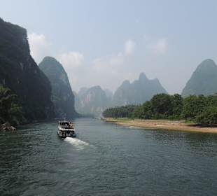 Bootsfahrt auf dem Li-River