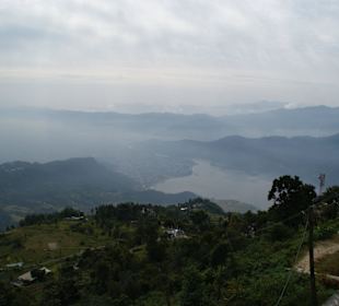 Blick vom Sarangkot View Point auf Pokhara