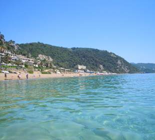 600 Meter Sandstrand Glyfada- Westen