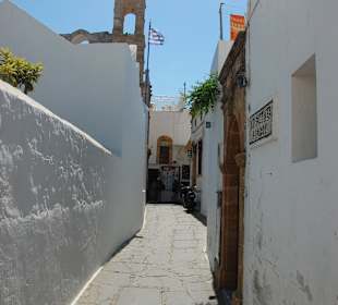 Uliczki Lindos