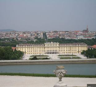 Schönbrunn von der Gloriette aus