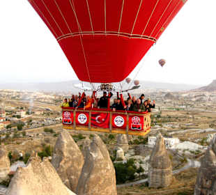 1 stündige Ballonfahrt von Kappadokien Göreme